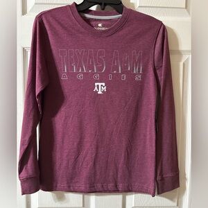 Texas A&M Aggies Long Sleeve Tee Colosseum Kids 12-14